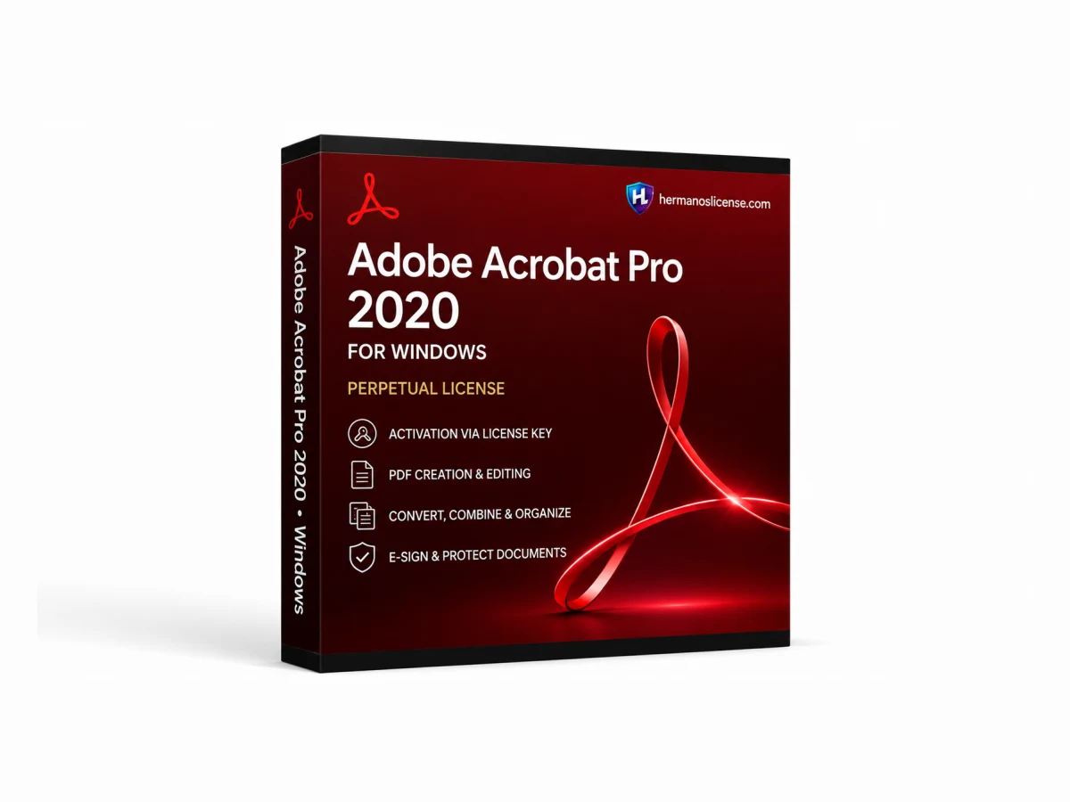 Adobe Acrobat Pro 2020 for Windows — One-Time PDF Editor License Key