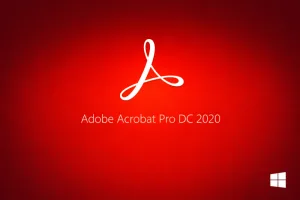 Adobe Acrobat Pro DC 2020 [One-Time Purchase] for Windows | Professional PDF Editor license key product image