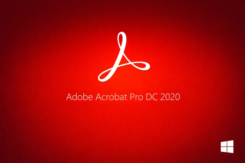 Adobe Acrobat Pro DC 2020 [One-Time Purchase] for Windows | Professional PDF Editor license key product image
