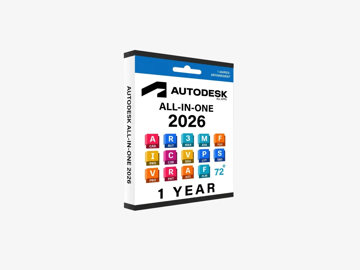 Autodesk Education Access 1 Year Student Subscription License Invitation for CAD, BIM, 3D design and academic learning