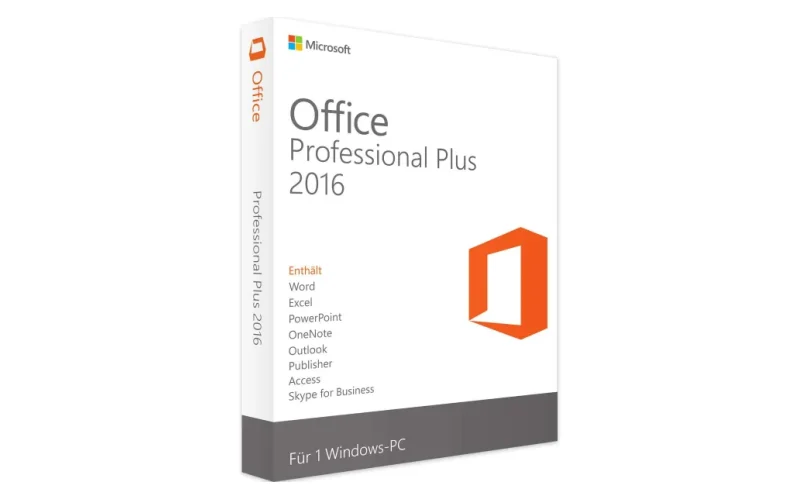 Microsoft Office 2016 Professional Plus Key — Perpetual Windows License product image
