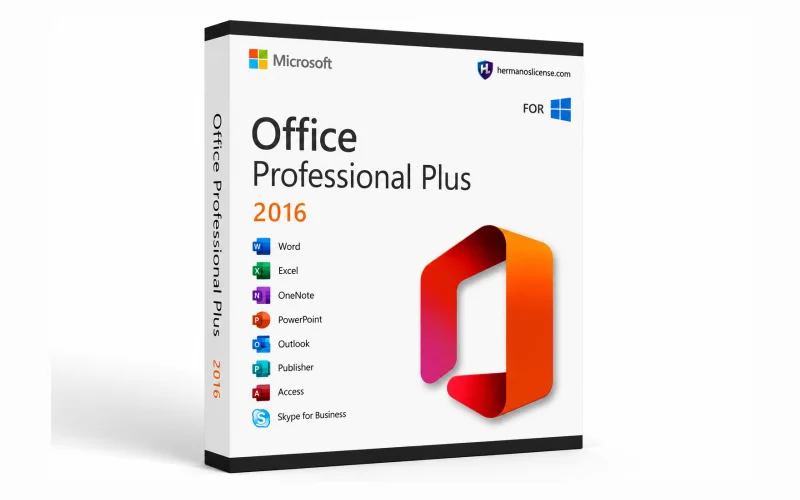 Microsoft Office 2016 Professional Plus キー — Windows 永続ライセンス 製品画像