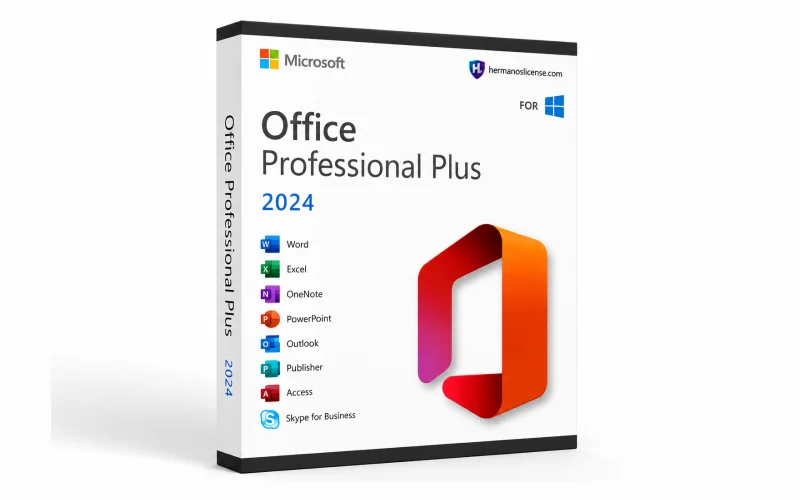 Microsoft Office 2024 Professional Plus Key — Dauerlizenz für Windows Produktbild