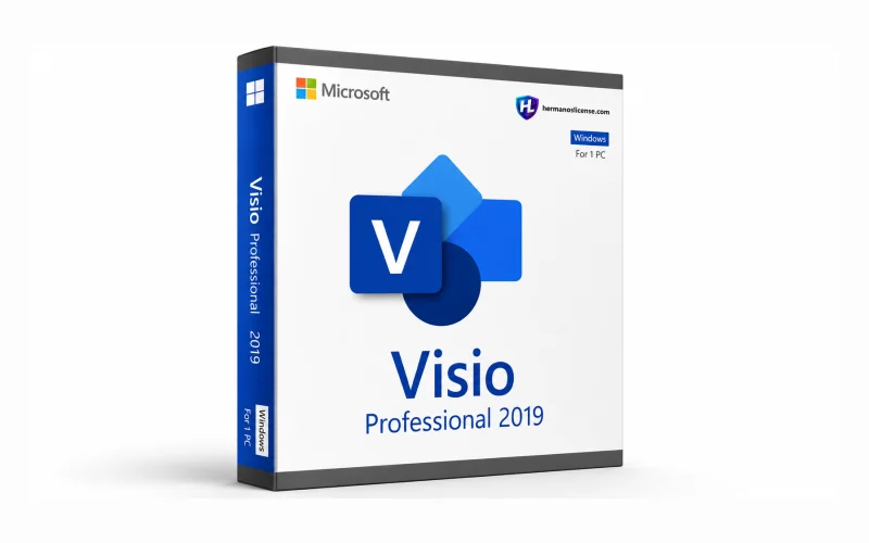 Microsoft Visio Professional 2019 キー — 正規ライセンス 製品画像