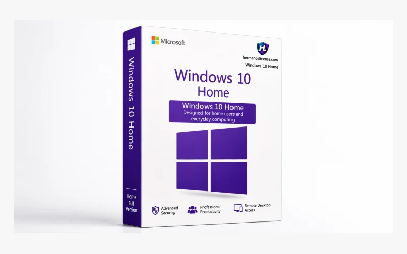 Windows 10 Home Retail Key – Genuine License for 1 PC product image