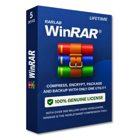 WinRAR Lizenz — Echte einmalige dauerhafte Registrierung Produktbild